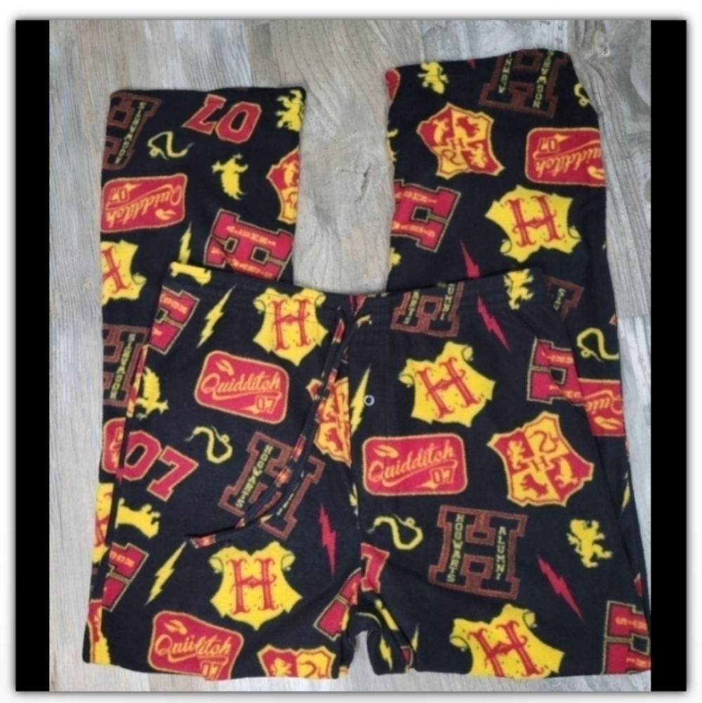 Harry Potter fleece pants size medium